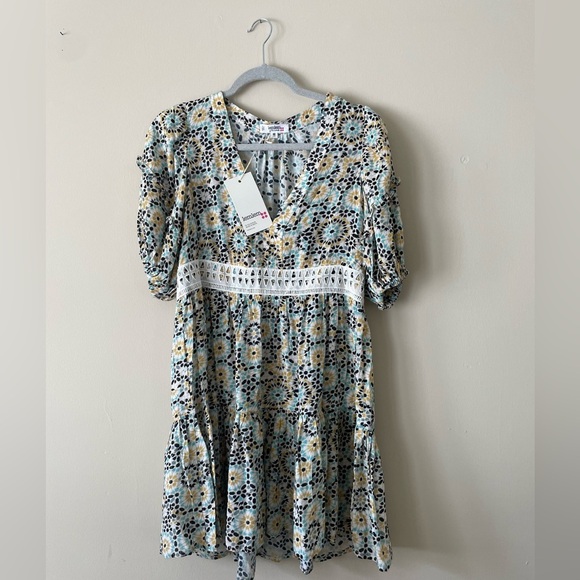 NWT Lemlem Telem Flutter Sleeve Mini Dress Small - Picture 7 of 10